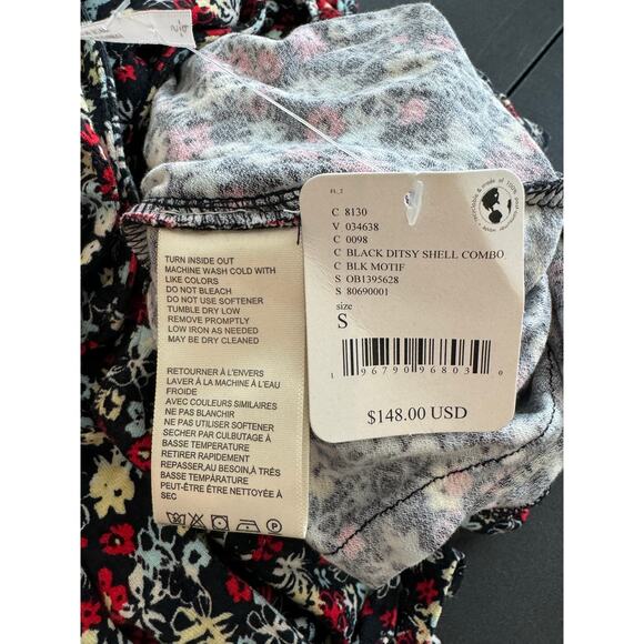 New ~ FREE PEOPLE ~ Vacation Cruise One Piece Jumpsuit  S Viscose - Picture 10 of 11